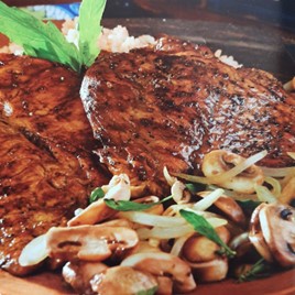 Milanesas con Champiñones